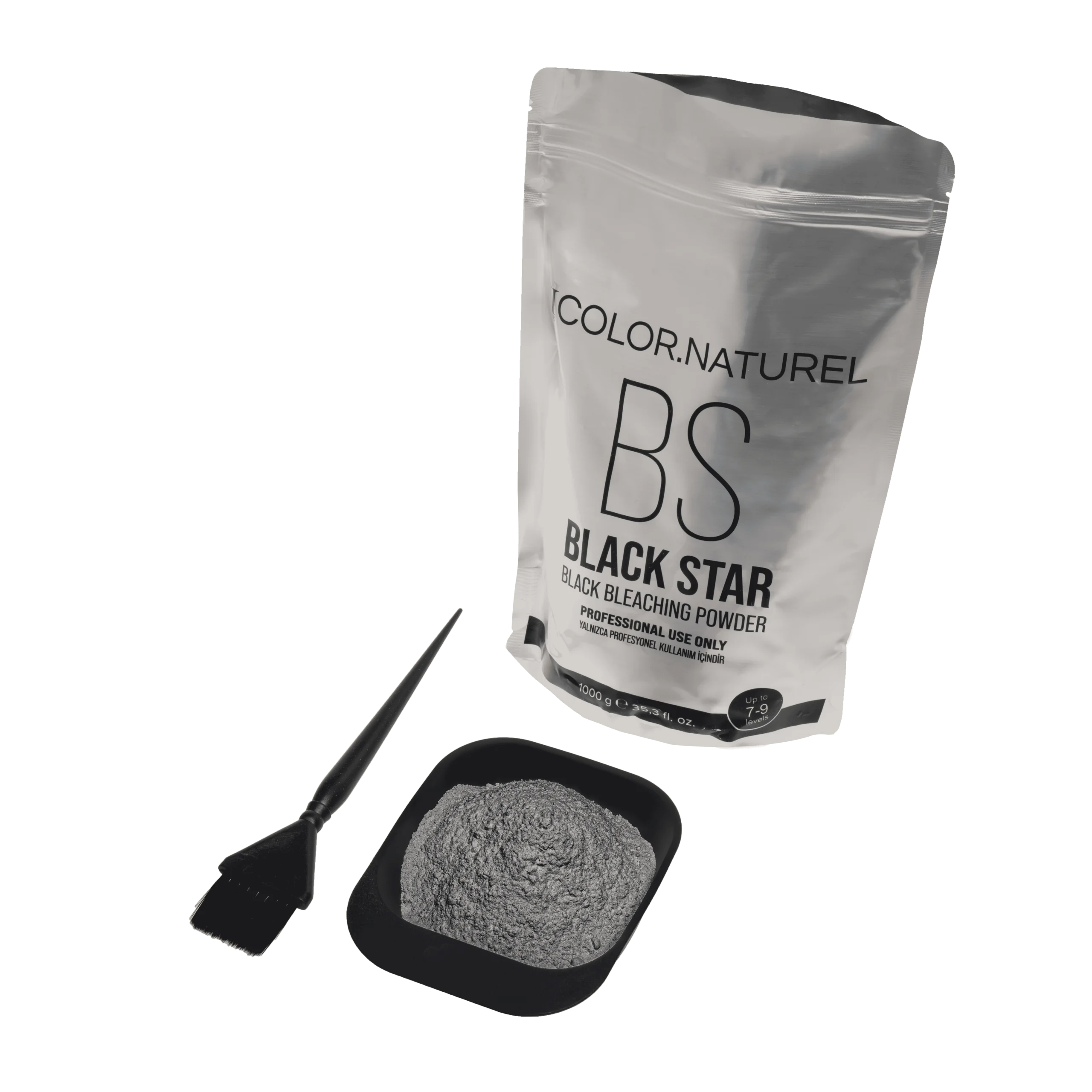 Color Natural Black Star Carbon Hair Lightener 1000gr