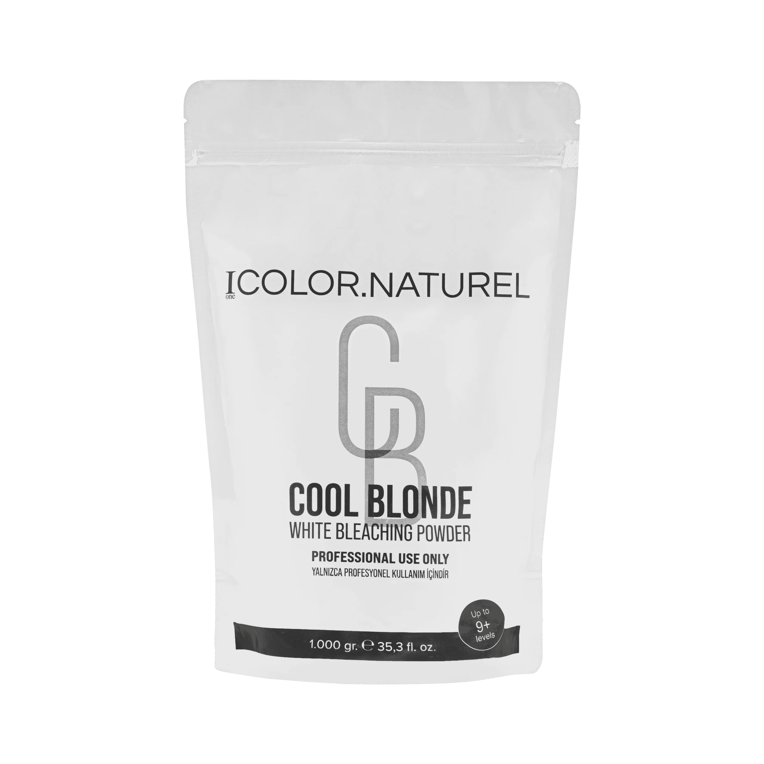 Color Naturel Cool Blonde White Hair Lightener 1000gr
