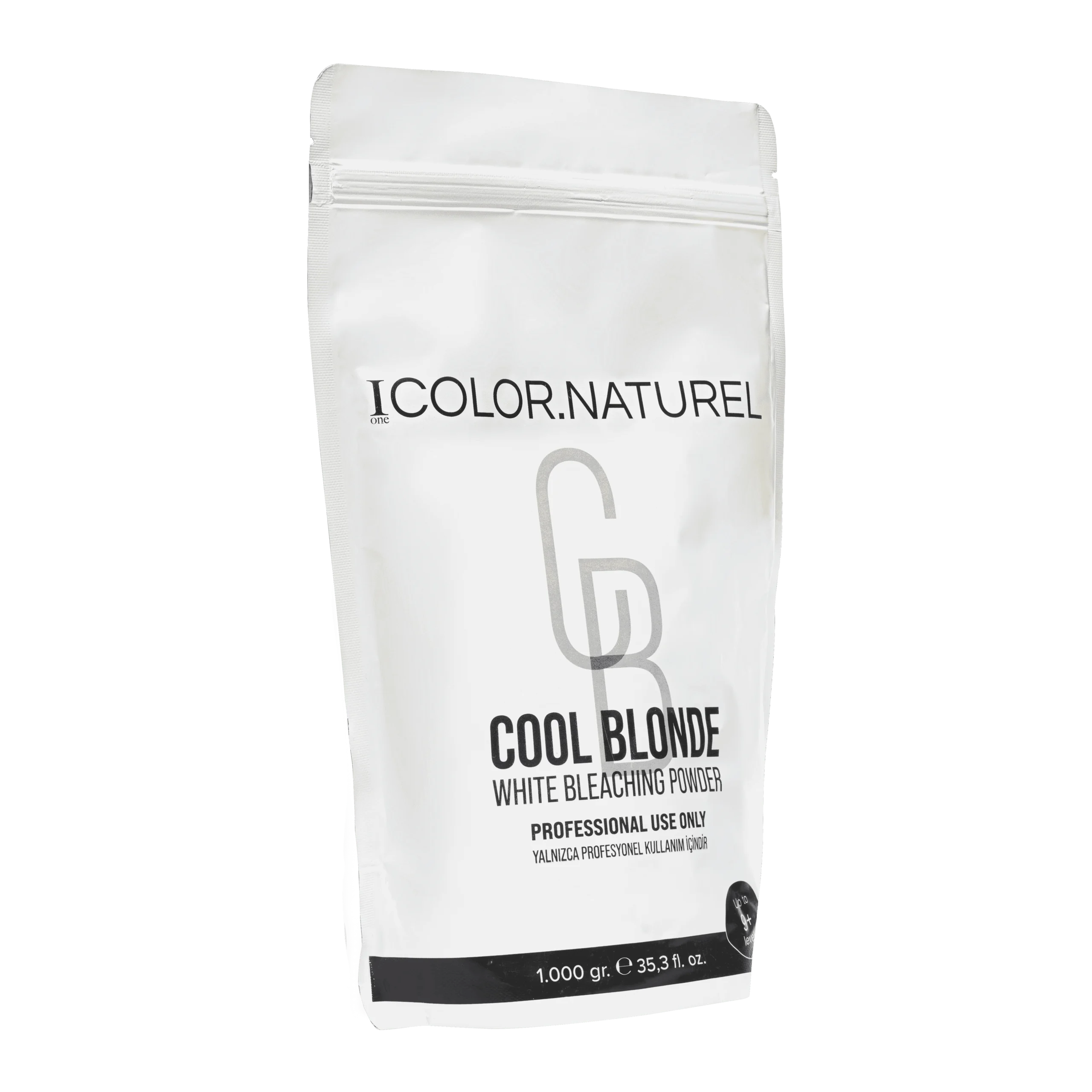 Color Naturel Cool Blonde White Hair Lightener 1000gr