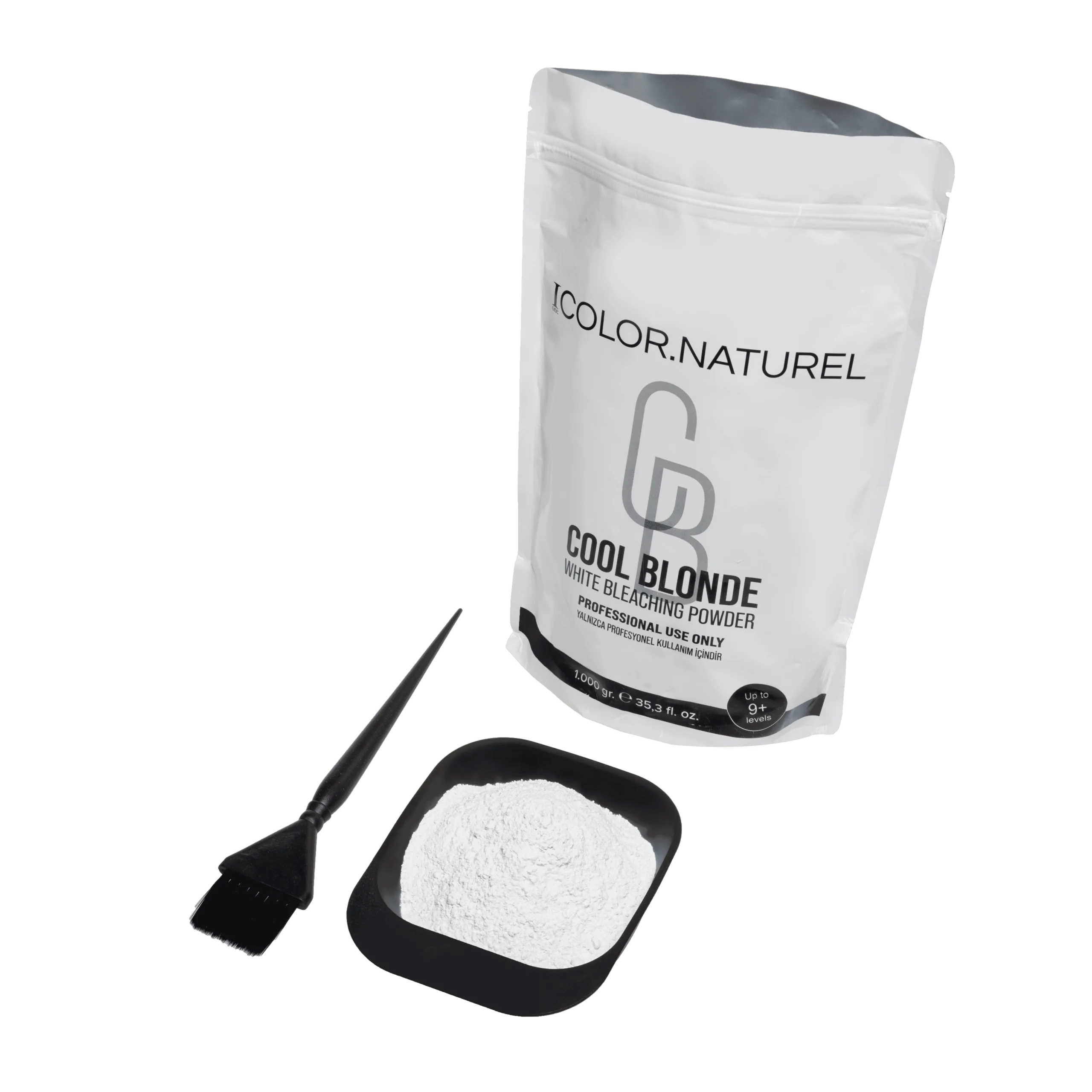 Color Naturel Cool Blonde White Hair Lightener 1000gr